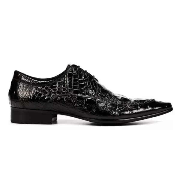 Ardea Crocodile Embossed Derby Shoe