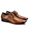 Ardea Crocodile Embossed Derby Shoe