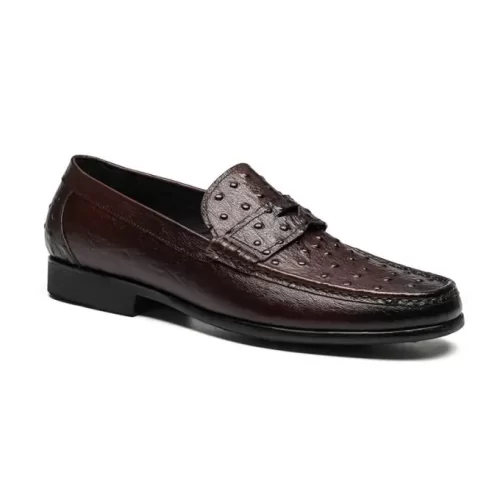 ASD89821CF-1-1.webp Ballynoe Ostrich Embossed Loafer Shoe